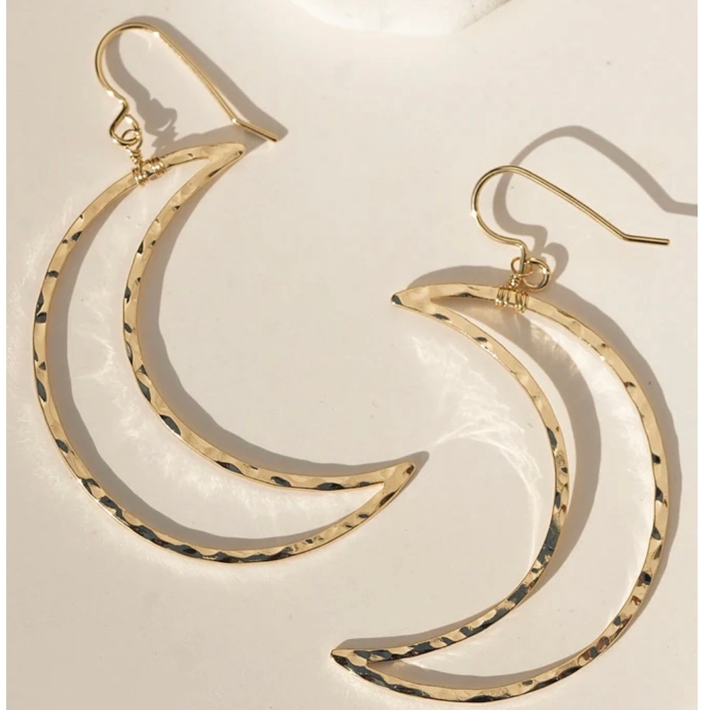 James Michelle Moon Earrings